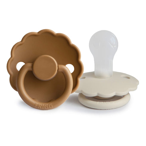 FRIGG Daisy Silicone Baby Pacifier | 2-Pack